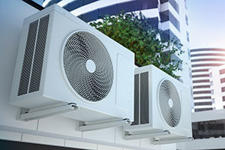 Air conditioning units in city