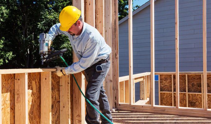 Construction using Pneumatic Tools