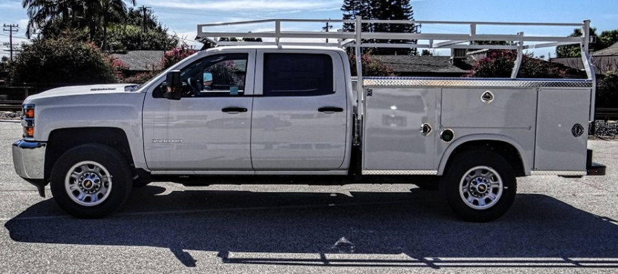 Service body work truck