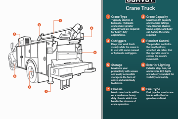 Crane Truck Infographic